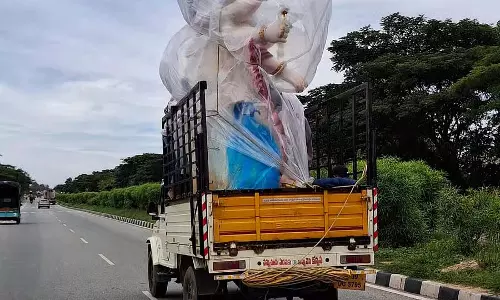 Mulabagilu : पीओपी गणेश मूर्तियों की बिक्री