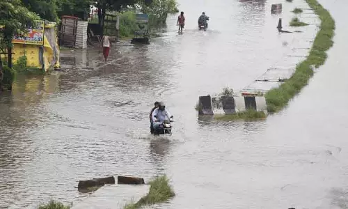 Jalandhar में बारिश के बीच सरकारी दफ्तरों की छतों से पानी टपकने और सीलन की समस्या