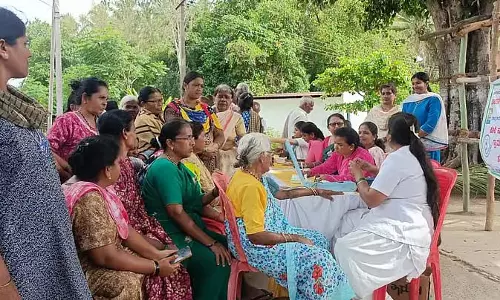 Bharatinagar : गुडिगेरे में मजदूरों के लिए स्वास्थ्य जांच शिविर