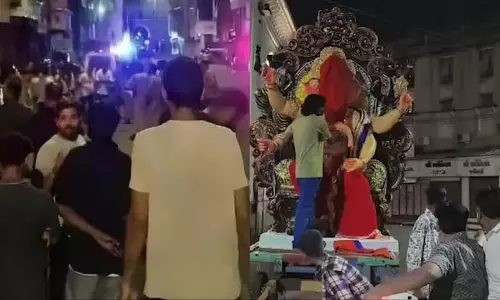 Vadodara में गणेश प्रतिमा पर अंडे फेंके गए, 3 हिरासत में