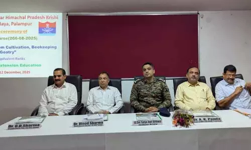 हिमाचल कृषि विश्वविद्यालय ने JCO के लिए 16 सप्ताह का प्रशिक्षण शुरू किया हिमाचल कृषि विश्वविद्यालय ने JCO के लिए 16 सप्ताह का प्रशिक्षण शुरू किया