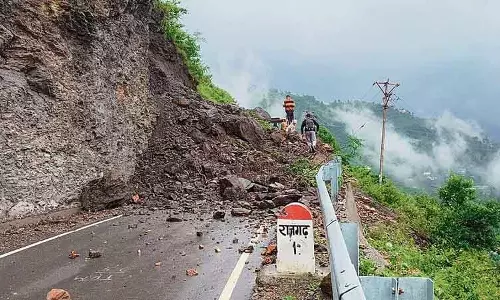 Sirmaur में भारी बारिश, 41 सड़कें अवरुद्ध