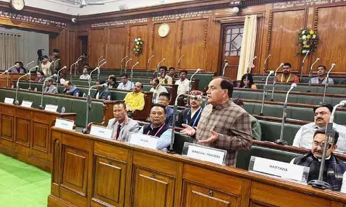 Himachal विधानसभा में ‘असंसदीय शब्दों’ पर तीखी बहस और नारेबाजी के बाद कार्यवाही स्थगित