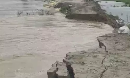 बांध टूटने से Sultanpur Lodhi के ग्रामीण निराश बांध टूटने से Sultanpur Lodhi के ग्रामीण निराश