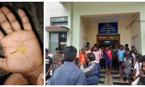 छात्रावास के भोजन में कथित रूप से कीड़े होने का आरोप: छात्रों ने किया विरोध प्रदर्शन