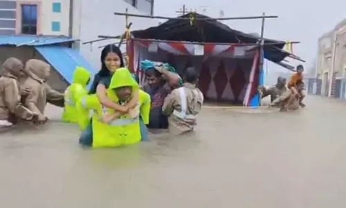 Kamareddy और मेडक के बाढ़ग्रस्त इलाकों से 350 छात्रों समेत 504 लोगों को बचाया गया