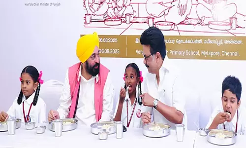 Punjab  के मुख्यमंत्री मान को तमिलनाडु की नाश्ता योजना की तर्ज़ पर काम करने की उम्मीद