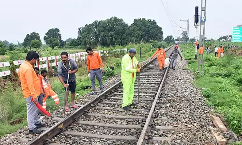 railway  पटरियों के पास निर्माण कार्यों के कारण कुरिची-कुनियामुथुर भूमिगत जल निकासी  परियोजना में देरी