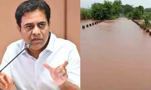 तेलंगाना में बाढ़ और लोगों की कठिनाइयों पर सरकार को तुरंत कार्रवाई करनी चाहिए: KTR
