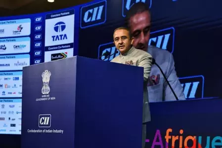 भारत-अफ्रीका व्यापार 100 अरब डॉलर के पार : कीर्ति वर्धन सिंह भारत-अफ्रीका व्यापार 100 अरब डॉलर के पार : कीर्ति वर्धन सिंह