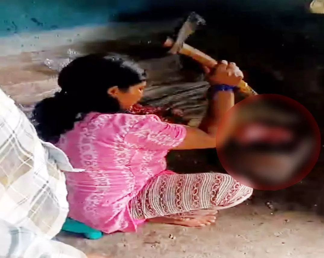 CG BREAKING: युवती ने काटा गौमांस, देखें VIDEO... CG BREAKING: युवती ने काटा गौमांस, देखें VIDEO...