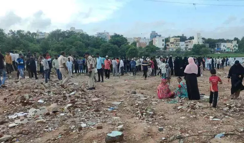 Chadarghat के पास मूसी नदी उफान पर, एक व्यक्ति लापता Chadarghat के पास मूसी नदी उफान पर, एक व्यक्ति लापता