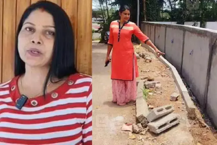 Kerala  की महिला ने अकेले निर्माण सामग्री उतारने पर सीपीएम पर प्रतिशोध का आरोप लगाया