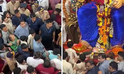 केंद्रीय मंत्री ने गणेशोत्सव 2025 की शुरुआत पर लालबागचा राजा का आशीर्वाद लिया