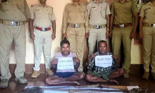 Kuldiha वन्यजीव अभयारण्य में ट्रैप कैमरों की मदद से दो शिकारियों को पकड़ा गया