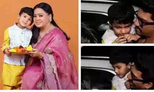 Gola ने मीडियावालों से चॉकलेट मांगी, हर्ष रह गए हैरान Gola ने मीडियावालों से चॉकलेट मांगी, हर्ष रह गए हैरान