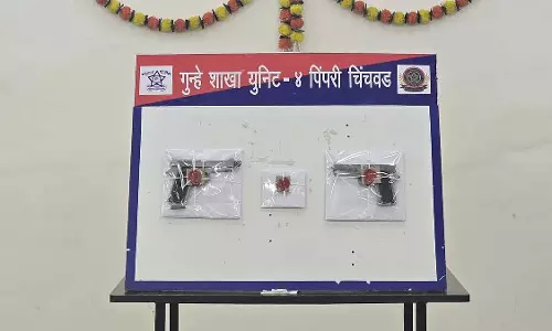 पिंपरी-चिंचवाड़ अपराध: मकोका मामले में जमानत पर बाहर बाबा शेख गिरोह के सदस्य से दो पिस्तौल जब्त
