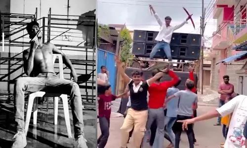 बिरगांव गणेशोत्सव में असामाजिक तत्वों ने लहराया तलवार, देखें वीडियो