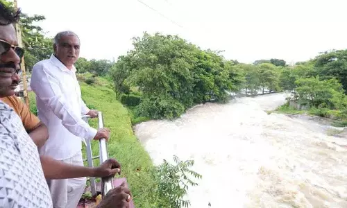 Siddipet में इतनी बारिश पहले कभी नहीं हुई: हरीश राव