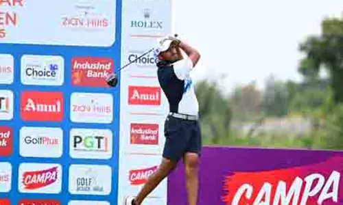 Kolar Open Golf: शौर्य भट्टाचार्य तीसरे राउंड में टॉप पर