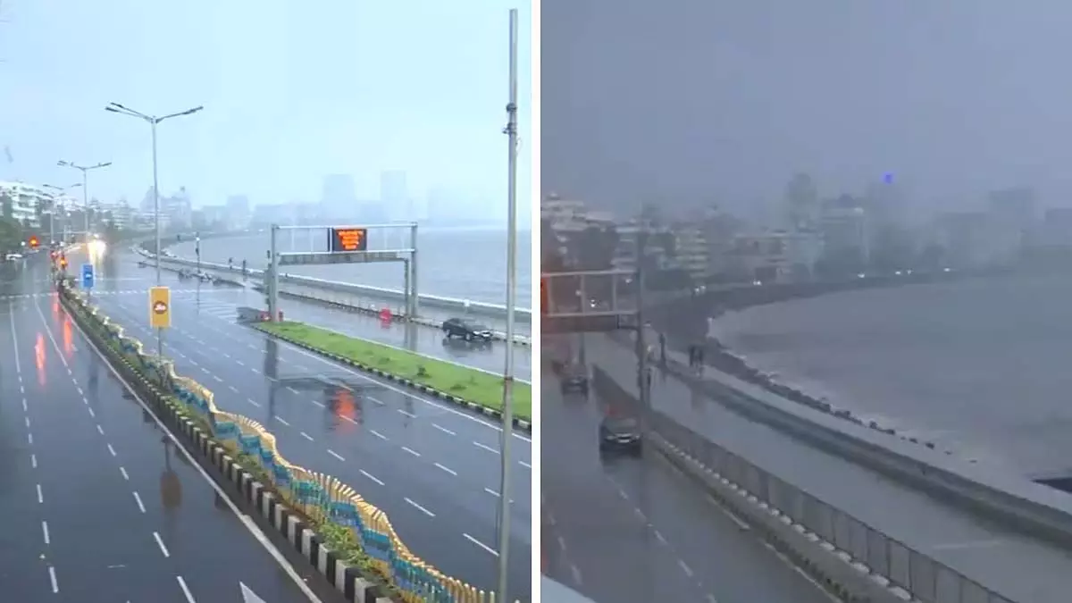 Mumbai: शहर में मध्यम बारिश की संभावना, आईएमडी ने कोंकण को येलो अलर्ट पर रखा Mumbai: शहर में मध्यम बारिश की संभावना, आईएमडी ने कोंकण को येलो अलर्ट पर रखा