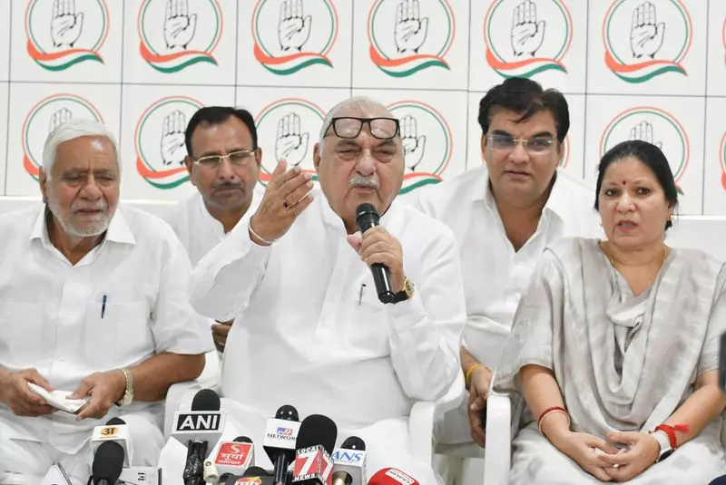 विधानसभा में विपक्ष के सवालों का जवाब देने में विफल रही BJP हुड्डा विधानसभा में विपक्ष के सवालों का जवाब देने में विफल रही BJP हुड्डा