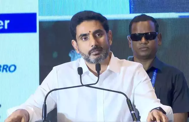 आंध्र प्रदेश में विकास डबल इंजन सरकार की वजह से है: Minister Nara Lokesh आंध्र प्रदेश में विकास डबल इंजन सरकार की वजह से है: Minister Nara Lokesh