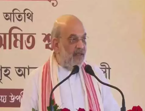 Assam: केंद्रीय गृह मंत्री अमित शाह ने राजभवन के ब्रह्मपुत्र विंग का किया उद्घाटन Assam: केंद्रीय गृह मंत्री अमित शाह ने राजभवन के ब्रह्मपुत्र विंग का किया उद्घाटन