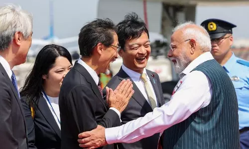 प्रधानमंत्री मोदी टोक्यो पहुंचे, पीएम इशिबा से होगी बातचीत