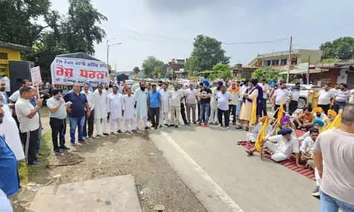 Punjab minister Harjot Singh Bains ने हिमाचल के प्रवेश कर के खिलाफ लोगों के आंदोलन का समर्थन किया