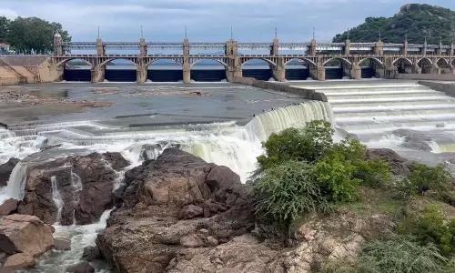 Tamil Nadu: डेल्टा सिंचाई के लिए मेट्टूर बांध से पानी छोड़ा गया Tamil Nadu: डेल्टा सिंचाई के लिए मेट्टूर बांध से पानी छोड़ा गया