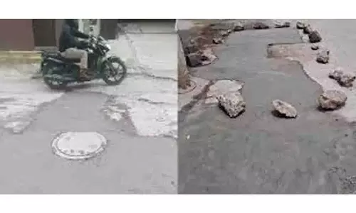 GHMC ने हैदराबाद में 10,000 से अधिक गड्ढे भरे