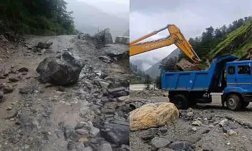 Uttarakhand: चमोली में बादल फटा, दंपत्ति बहे, कई फंसे Uttarakhand: चमोली में बादल फटा, दंपत्ति बहे, कई फंसे