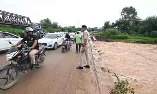 Ghaggar-Sukhna में जलस्तर बढ़ा, चंडीगढ़ ट्राइसिटी में हाई अलर्ट
