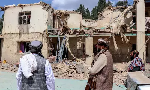 Afghanistan ने ड्रोन हमले को लेकर पाकिस्तान की आलोचना की, परिणाम भुगतने की चेतावनी दी Afghanistan ने ड्रोन हमले को लेकर पाकिस्तान की आलोचना की, परिणाम भुगतने की चेतावनी दी