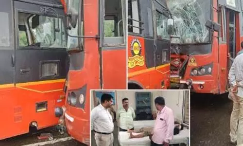Pune बस दुर्घटना: मुलशी में दो एसटी बसों की टक्कर, 10 घायल