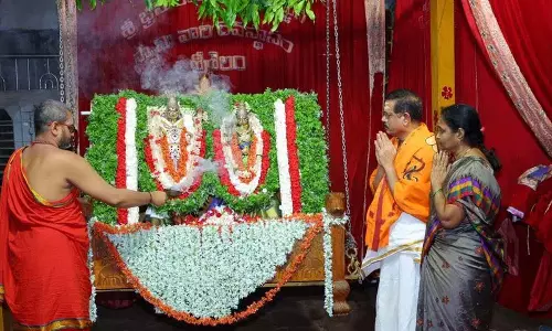 Bhramaramba भ्रामराम्बा मल्लिकार्जुन की पालना सेवा.. भगवान सुब्रह्मण्यम का विशेष अभिषेक..