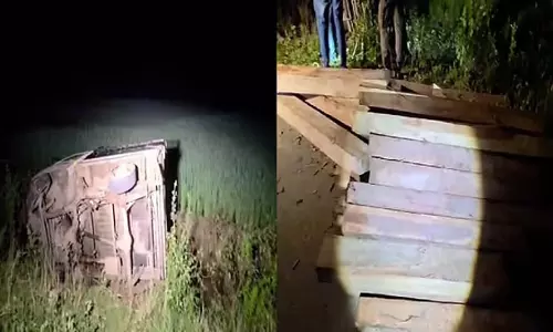 Boko में तेज़ रफ़्तार पीछा के बाद अवैध लकड़ी ज़ब्त