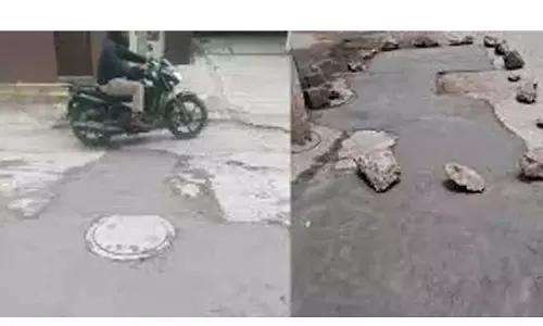 GHMC ने हैदराबाद में 10,000 से ज़्यादा गड्ढे भरे GHMC ने हैदराबाद में 10,000 से ज़्यादा गड्ढे भरे
