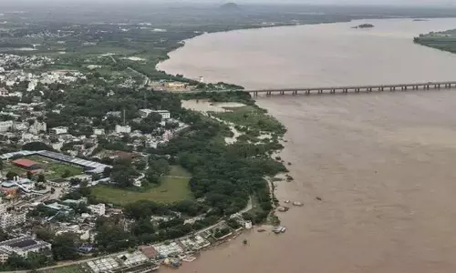 गोडावरी नदी में जलस्तर बढ़ा, भद्राचलम में पहली चेतावनी जारी