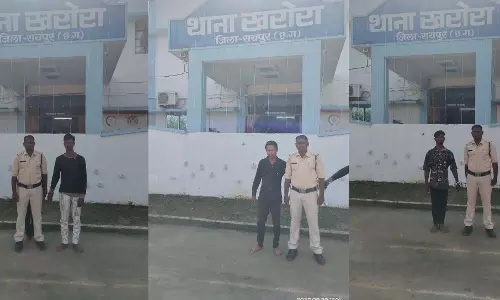 पुलिस की बड़ी कार्रवाई: पुरानी बस्ती और खरोरा थाना क्षेत्र में चार चाकूबाज गिरफ्तार