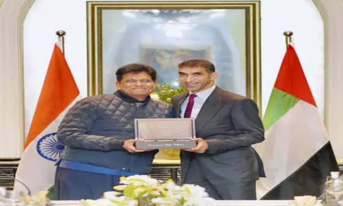 पीयूष गोयल ने यूएई के विदेश व्यापार मंत्री का किया स्वागत, निवेश पर हुई चर्चा
