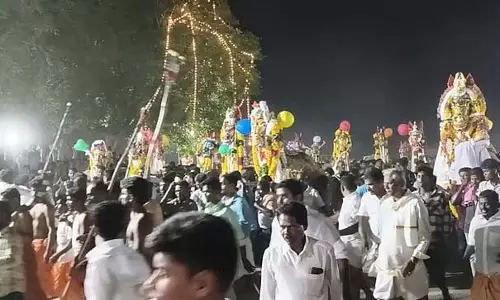 Tamil Nadu : विरालिमलाई के निकट अय्यनार मंदिर में अश्व-स्थापन समारोह