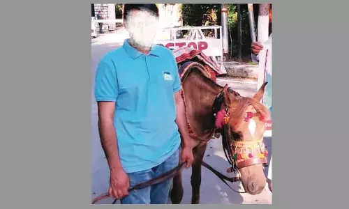 युसमर्ग में घुड़सवारों ने आजीविका बहाली की उठाई मांग युसमर्ग में घुड़सवारों ने आजीविका बहाली की उठाई मांग