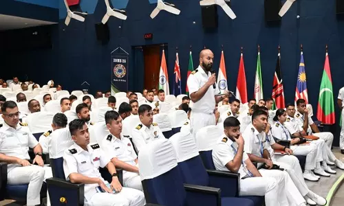 भारतीय नौसेना की उभरते नेताओं की पैनल चर्चा में 19 देशों ने भाग लिया