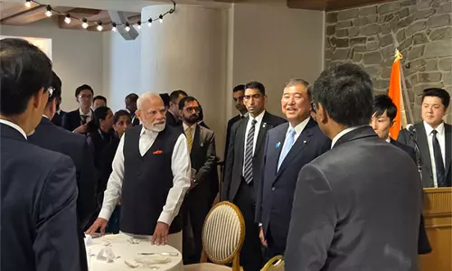 PM मोदी ने जापान प्रशासन के वरिष्ठ अधिकारियों के साथ लंच में लिया हिस्सा