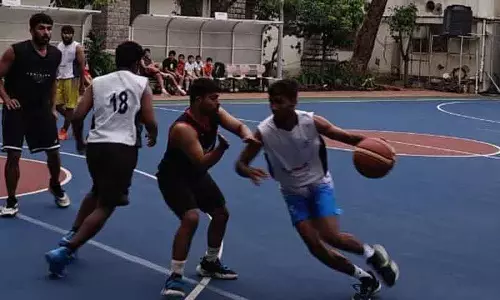 बास्केटबॉल लीग मैच में सिकंदराबाद क्लब ने SSBA तरनाका को हराया बास्केटबॉल लीग मैच में सिकंदराबाद क्लब ने SSBA तरनाका को हराया