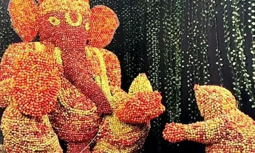 26 फीट की गणेश मूर्ति: संबलपुर नटराज क्लब के 50 साल पूरे होने का प्रतीक