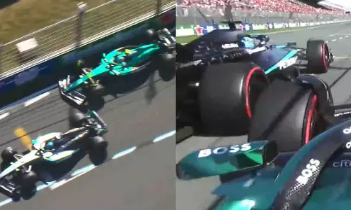 Dutch GP: रसेल के देर से पिट में प्रवेश से अलोंसो भड़के Dutch GP: रसेल के देर से पिट में प्रवेश से अलोंसो भड़के
