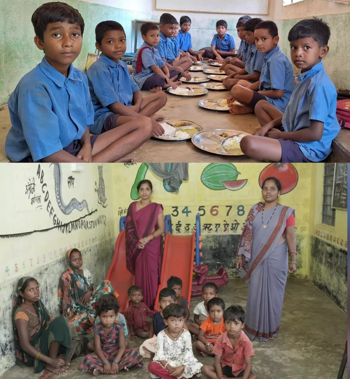 आंगनबाड़ियों और स्कूलों में बच्चों की बन रही सेहत आंगनबाड़ियों और स्कूलों में बच्चों की बन रही सेहत